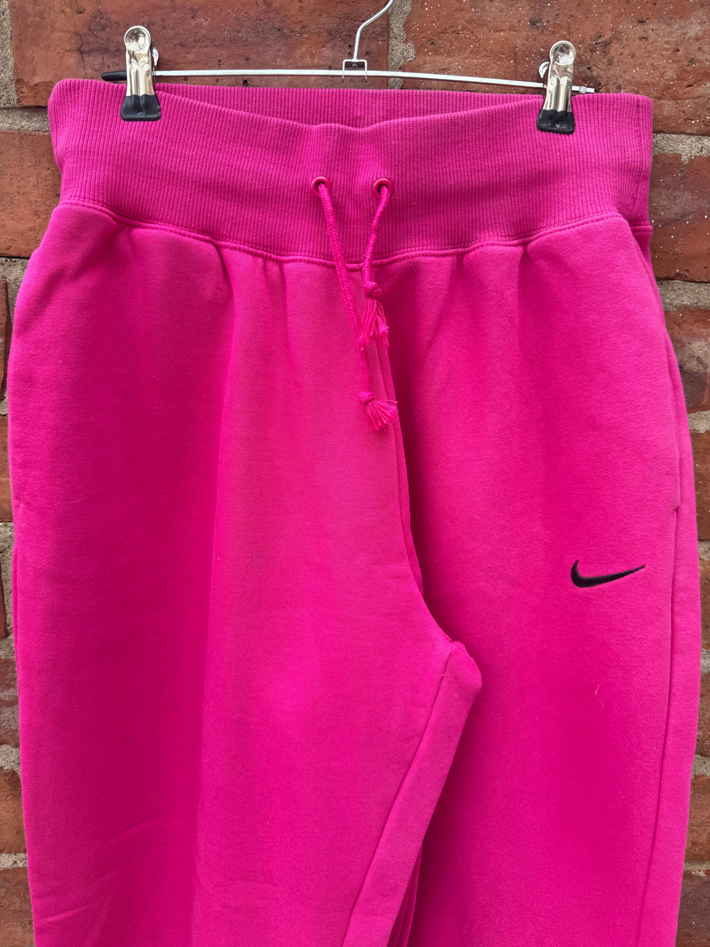 Nike swoosh pink joggers