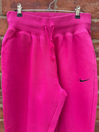 Nike swoosh pink joggers