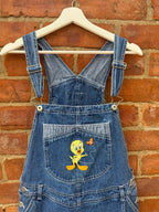 Tweety pie vintage denim skort dungarees
