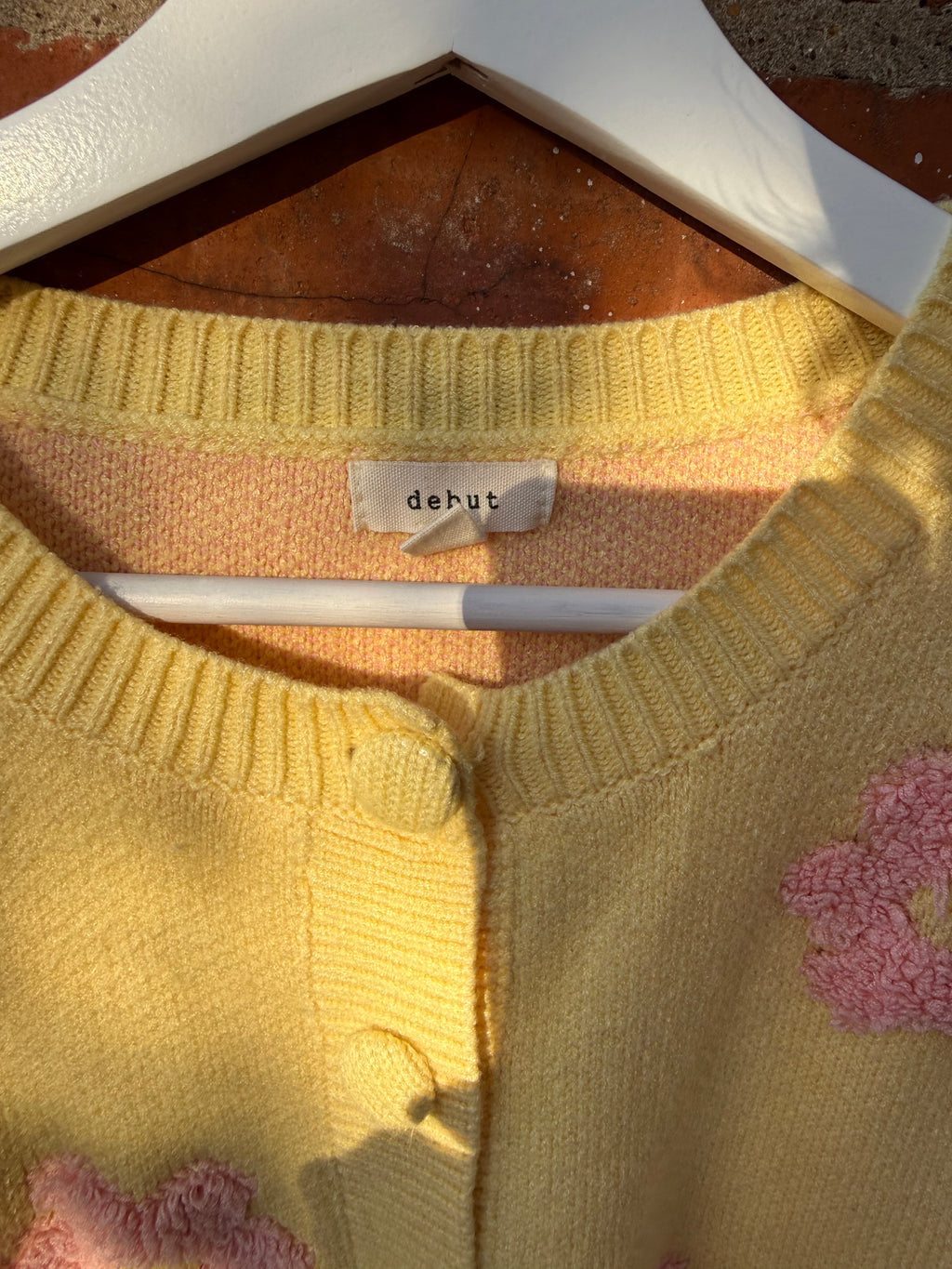 Debut knitted crop top