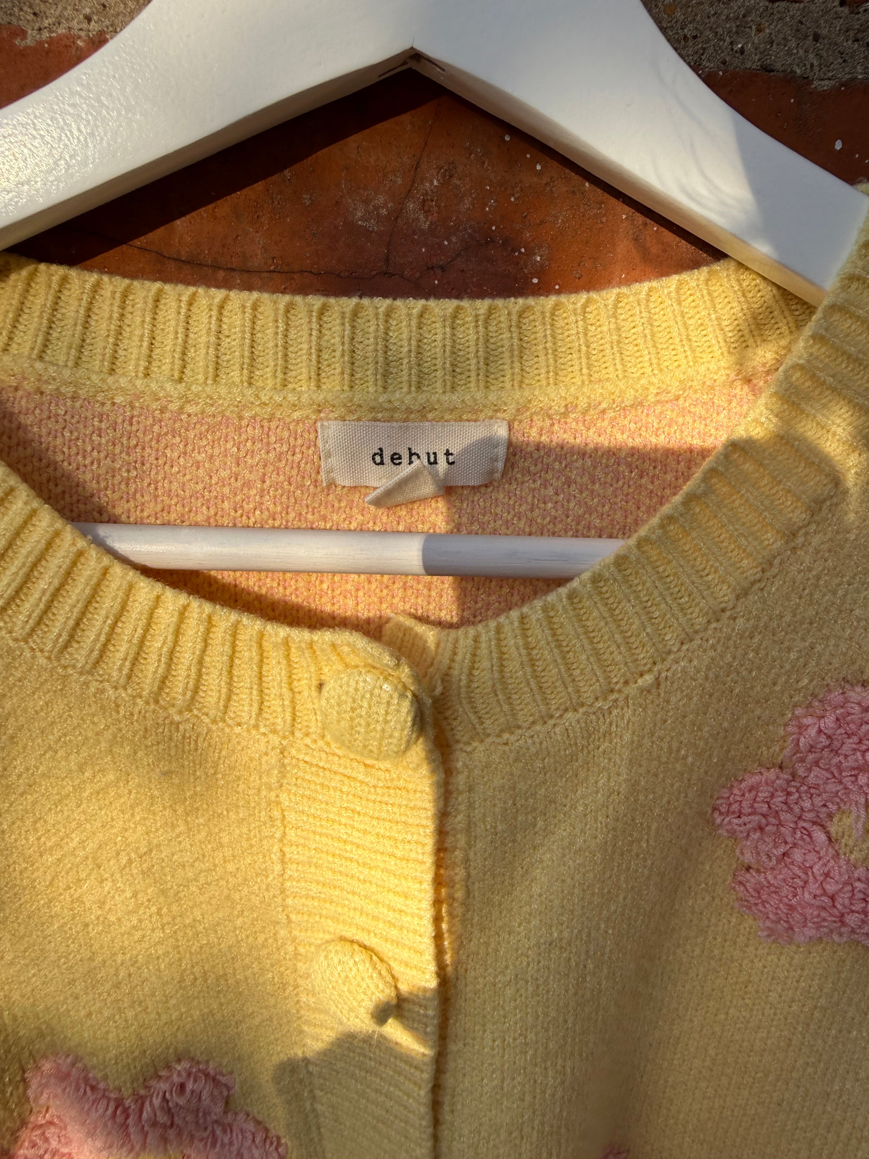 Debut knitted crop top