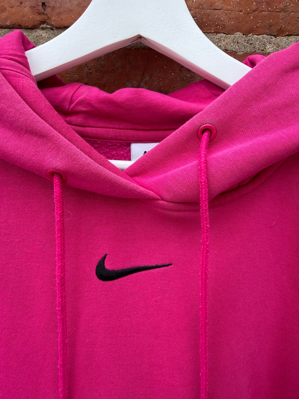 Nike swoosh pink hoody