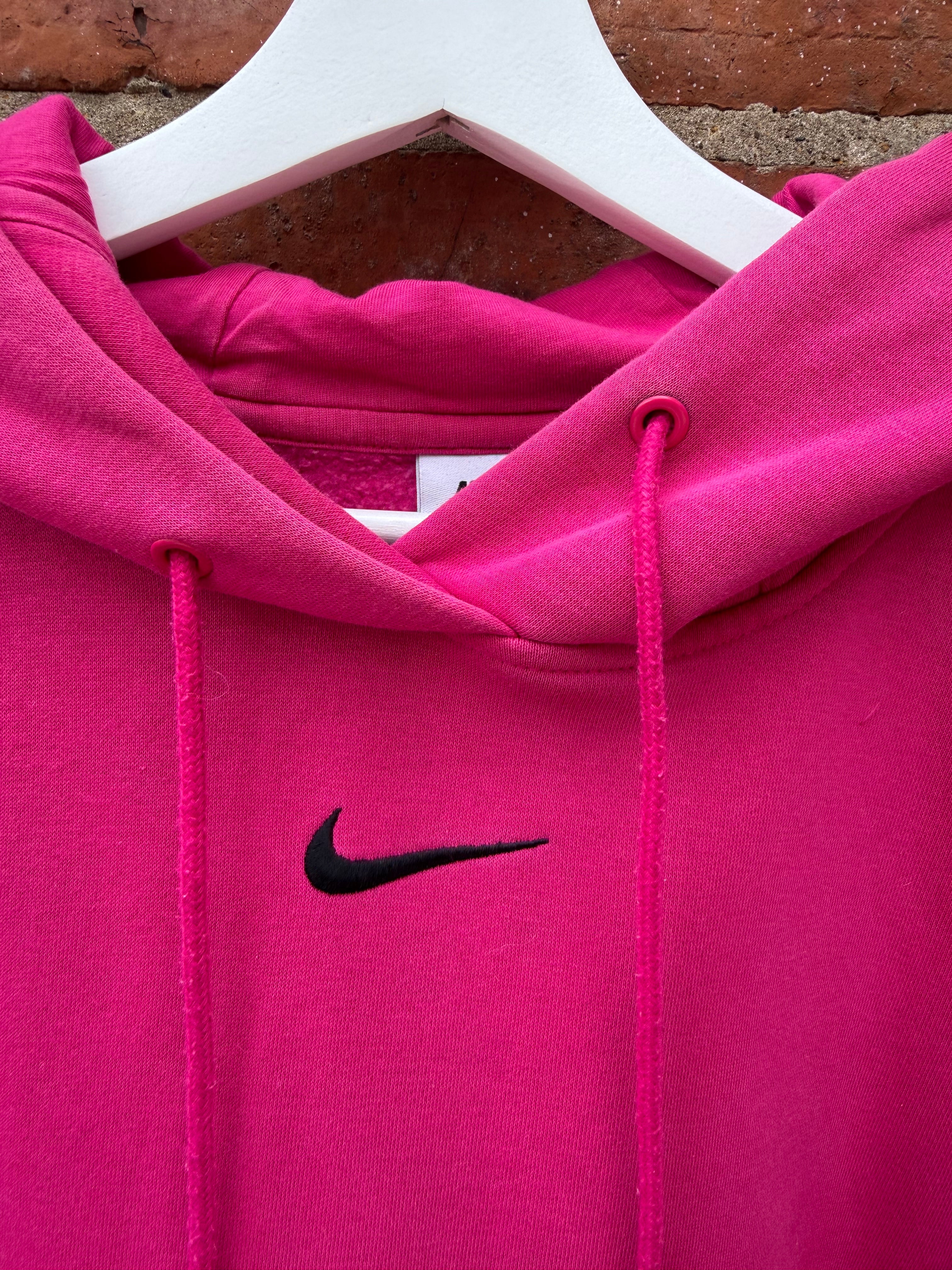 Nike swoosh pink hoody