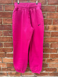Nike swoosh pink joggers