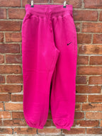 Nike swoosh pink joggers