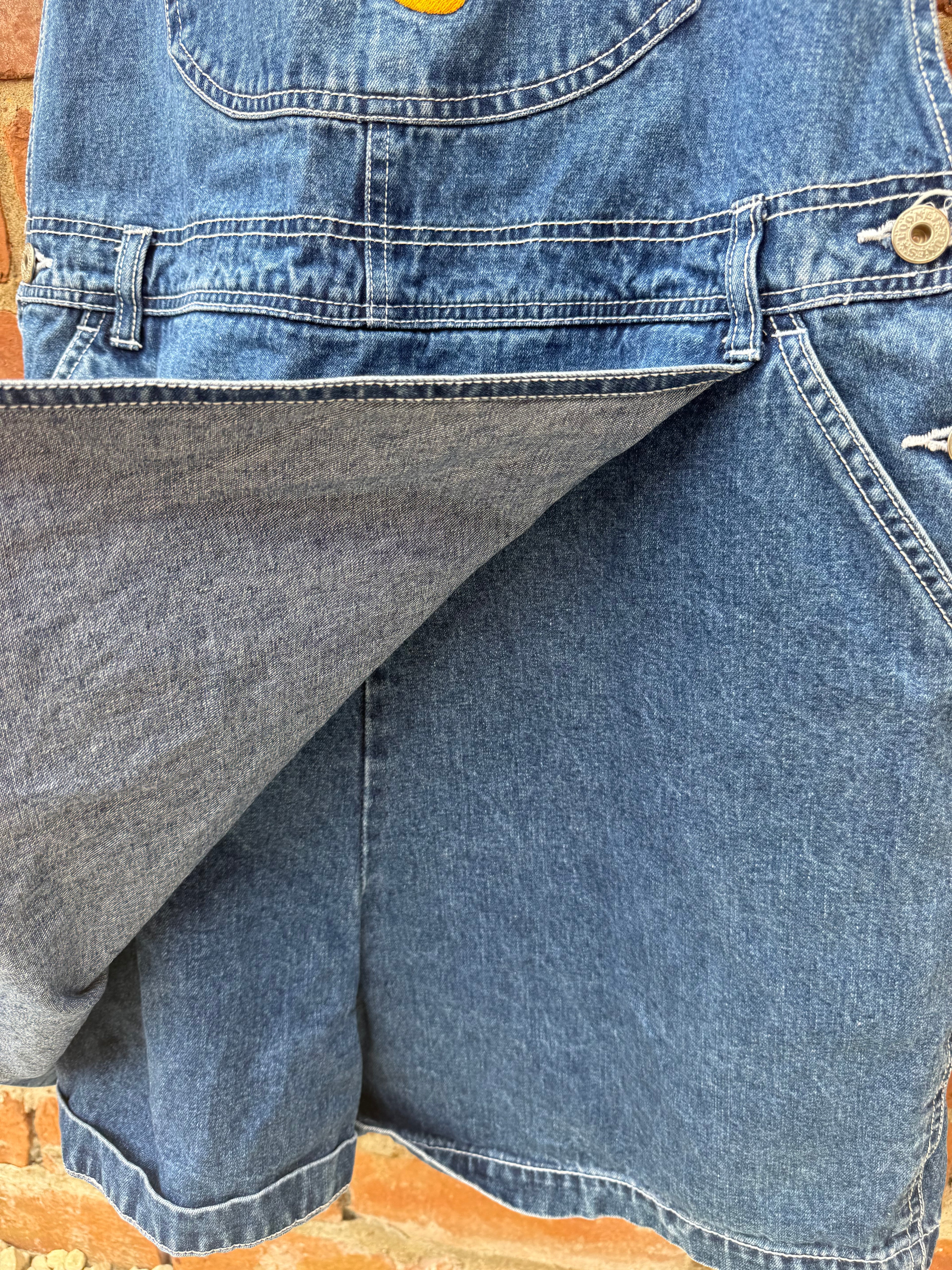 Tweety pie vintage denim skort dungarees
