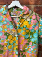 Gabey Pastel circle print shirt