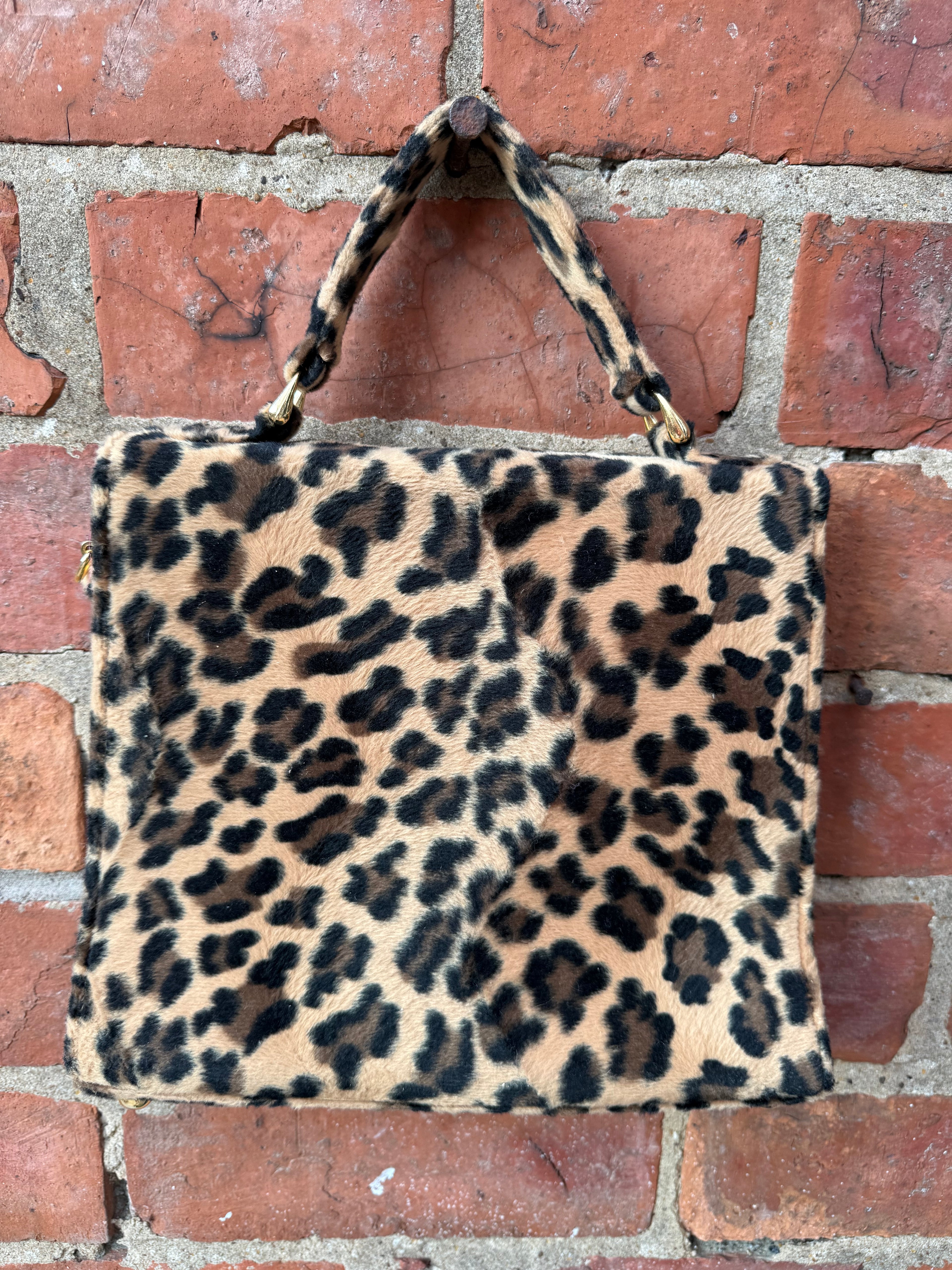 Debenhams Vintage leopard print bag