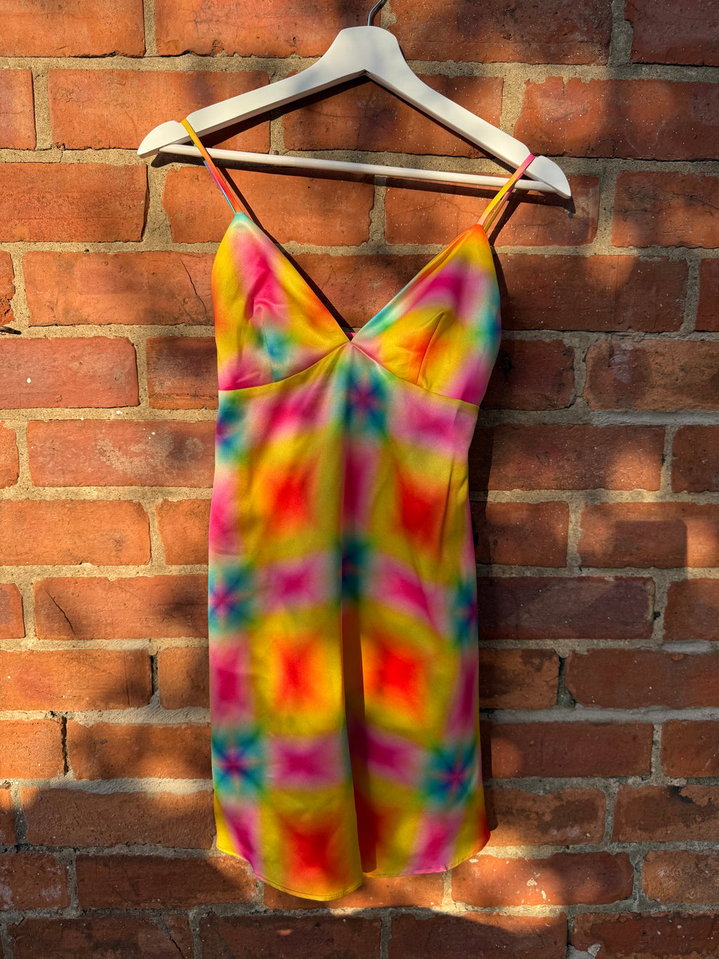 Collusion rainbow mini dress