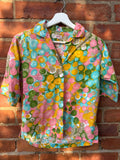 Gabey Pastel circle print shirt