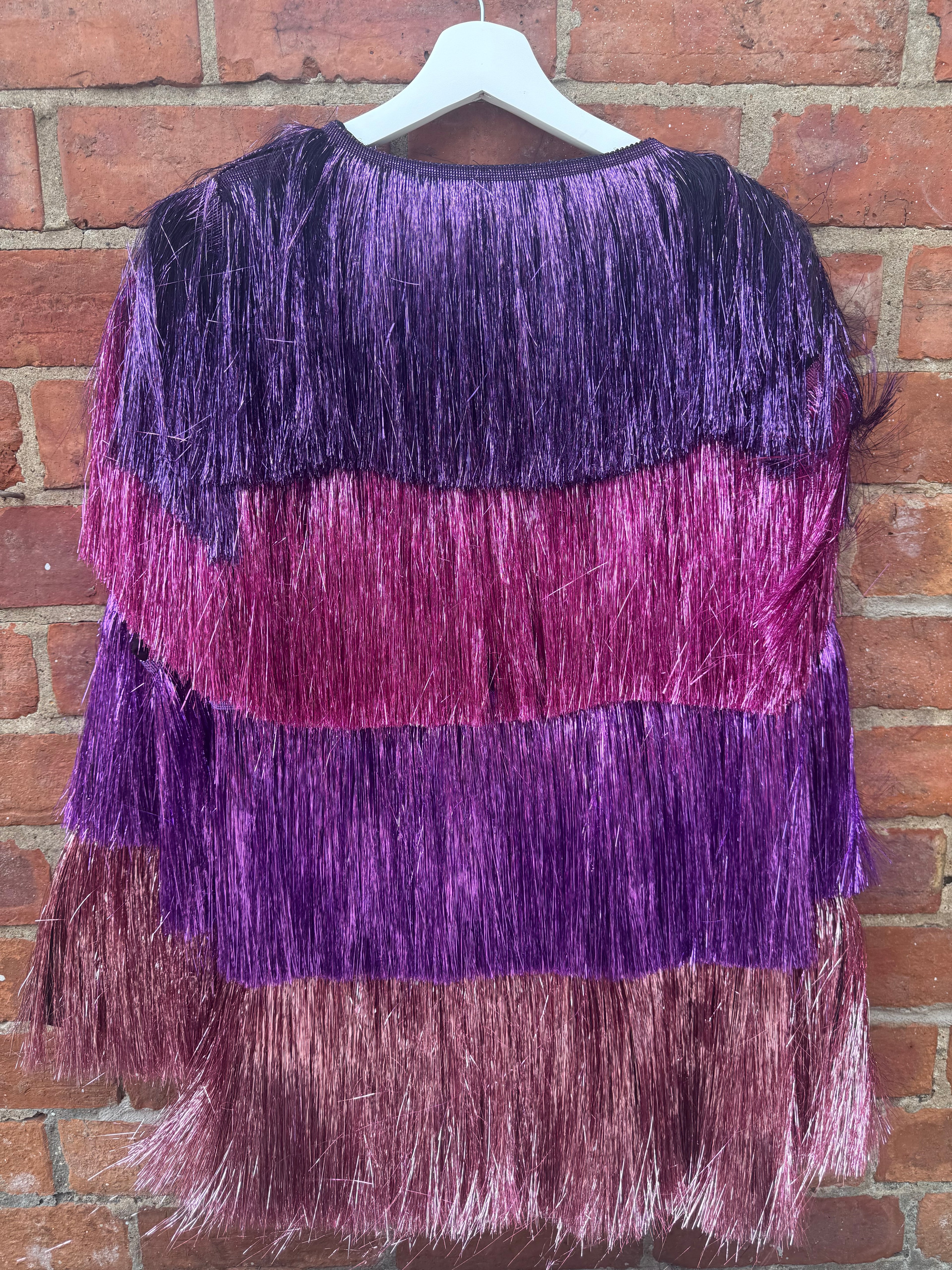 Nasty Gal Tinsel Fringe Jacket