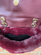 Biba faux fur shoulder bag