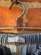 Primark denim elasticated waist shorts