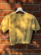 Debut knitted crop top